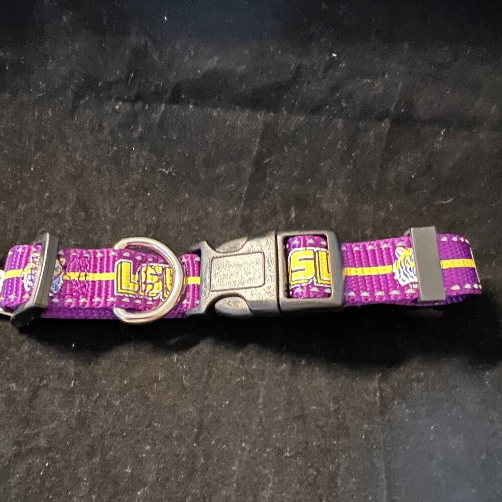 Pup Rally LSU Tigers Reflective Collar NWT Various Sizes